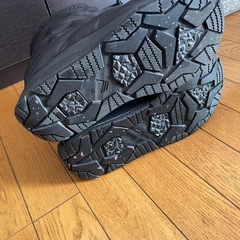 ワークマン ケベックネオ 耐滑防寒ブーツ ブラック　ほぼ新品の画像