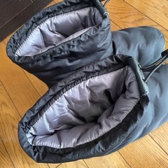 ワークマン ケベックネオ 耐滑防寒ブーツ ブラック　ほぼ新品の画像