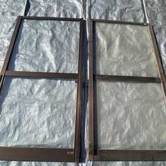 YKKアルミサッシ1組網戸付きの画像