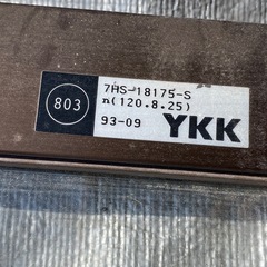 YKKアルミサッシ1組網戸付きの画像