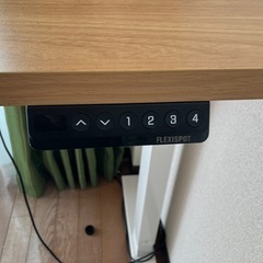 FLEXISPOT 昇降式デスク 木目調 幅120cmの画像