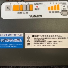 ★メルカリよりも安く★⭐︎時期物⭐︎空気をキレイにするホットカーペット・2畳相当・2019年製・山善・SUS-202・KZF-219S ※商品の詳しいサイズや状態等は現物にてご確認ください。の画像