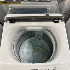 ジャングルジャングル貝塚店　6.0kg  洗濯機　ハイアール　JW-U69MK  2025年製　縦型　白　クリーニング済み　中古　リユース　貝塚市　二色浜の画像
