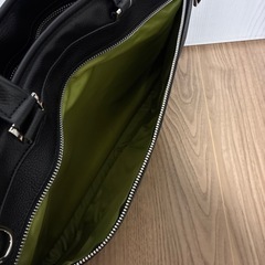 豊岡鞄 牛革　2way ビジネスバッグ A4 トートバッグ 黒色の画像