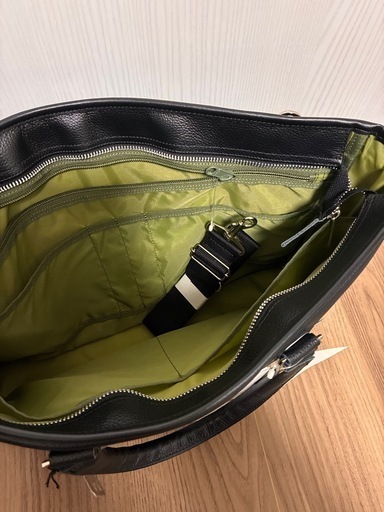 豊岡鞄 牛革　2way ビジネスバッグ A4 トートバッグ 黒色