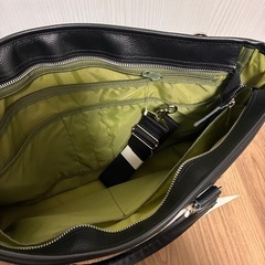 豊岡鞄 牛革　2way ビジネスバッグ A4 トートバッグ 黒色の画像