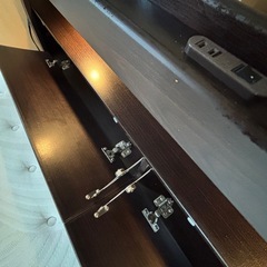 ダブルベッド　マットレス　トッパー 照明　収納　コンセント付　約212cm x 140cm x 90cmの画像