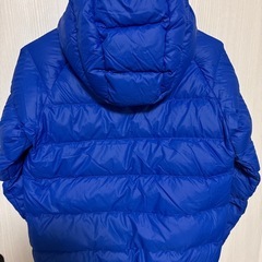 モンベル650FPネージュダウンパーカ Kid's150ブルー　キッズの画像
