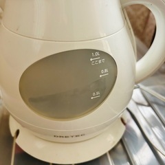 【ジャンク品】ドリテック　電子ケトル1L の画像