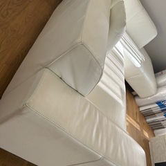 本革 カウチソファ 大塚家具の画像