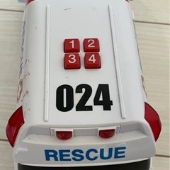 救急車 おもちゃ AMBULANCE RESCUE 消防庁救急隊 024の画像