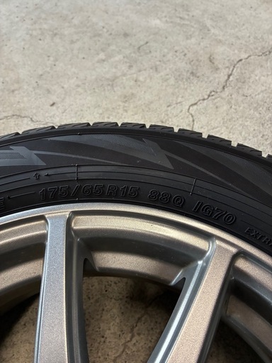 YOKOHAMA IG70 175/65R15 タイヤ・ホイールセット