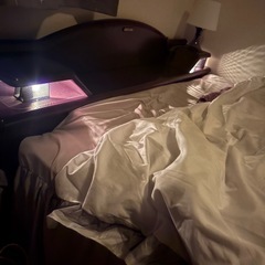 フランス製ダブルベッドマットレス付きの画像