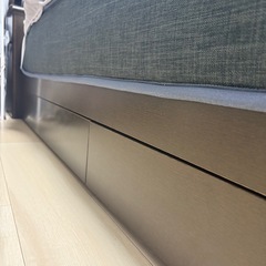 フランス製ダブルベッドマットレス付きの画像