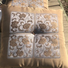 真綿 座布団 5枚セットの画像