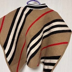バーバリー 現行タグ　ベビーポンチョ ノバチェック　SサイズBurberryの画像
