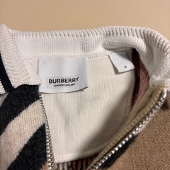 バーバリー 現行タグ　ベビーポンチョ ノバチェック　SサイズBurberryの画像