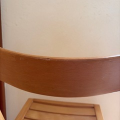 無印良品　木製折りたたみチェアの画像