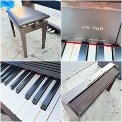 【❗️✨自宅での練習用に✨❗️】📌 電子ピアノ CASIO Privia PX-760　動作確認済み✨ 椅子・アダプター付き！の画像