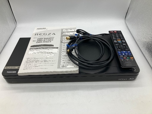 【トレファク足立扇店】Blu-rayﾚｺｰﾀﾞｰ TOSHIBA DBR-W1007　取説･ﾘﾓｺﾝ付 HDMIｹｰﾌﾞﾙ付