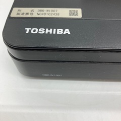【トレファク足立扇店】Blu-rayﾚｺｰﾀﾞｰ TOSHIBA DBR-W1007　取説･ﾘﾓｺﾝ付 HDMIｹｰﾌﾞﾙ付の画像