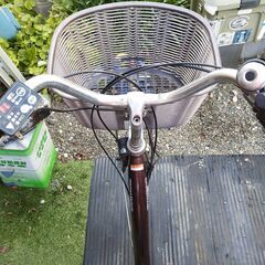 ヤマハ パス ナチュラＬ(NATURA)２６インチ 稼働OK　バッテリー・充電器付き　譲渡証明書の画像