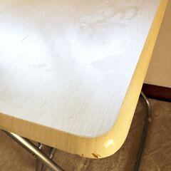 受け渡し予定者決定／折り畳みテーブルの画像