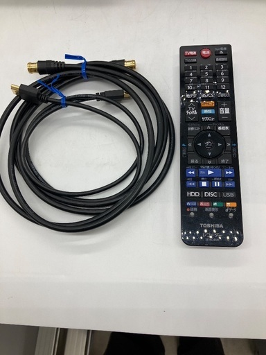 【トレファク足立扇店】Blu-rayﾚｺｰﾀﾞｰ TOSHIBA DBR-W1007　取説･ﾘﾓｺﾝ付 HDMIｹｰﾌﾞﾙ付 トレファク足立扇店】Blu-rayﾚｺｰﾀﾞｰ TOSHIBA DBR-W1007 取説・ﾘﾓｺﾝ付