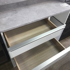 ジャングルジャングル貝塚店　パモウナ　レンジボード　食器棚　レンジ台　お洒落　美品　貝塚市　二色浜　リサイクルショップの画像