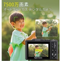 ②Beho 5K録画 デジタルカメラ 180度回転ディスプレイ 3.0インチ大画面の画像