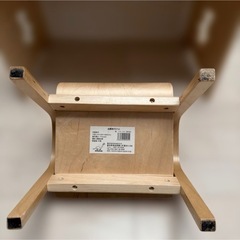 MAMENCHI   キッズテーブルとキッズチェアセット　木製の画像