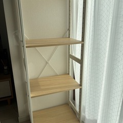 棚・シェルフ（白/木目調）の画像