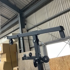 💚家で筋トレができる💪Wウェイトトレーニングマシーン🏋️‍♂️マルチホームジム筋トレマシンBARWING傷•汚れあり💦黒ブラックの画像