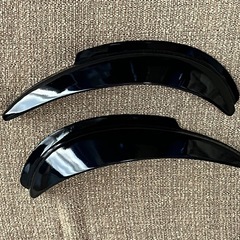 ミニクーパー　ヘッドライトバイザー　アイブロウ　グロスブラックの画像