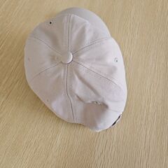 HZM ベージュ ベースボールキャップ 帽子 ポリエステル100% 調節可能 男女兼用の画像