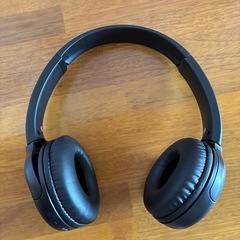  ワイヤレスヘッドホン ブラックの画像