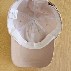 HZM ベージュ ベースボールキャップ 帽子 ポリエステル100% 調節可能 男女兼用の画像