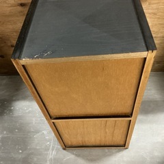 💚キャビネット🗄️ヴィンテージ✨小型収納コンパクトサイズ収納棚ブラック黒の画像