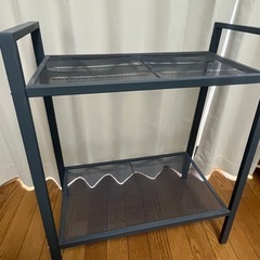 IKEA オープンラック ダークグレーの画像
