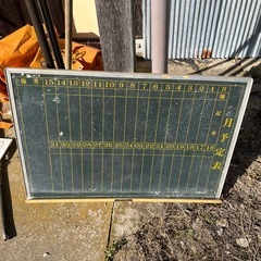 昭和レトロ 吊下式 黒板 予定表 スケジュール管理ボード アンティーク 古道具の画像