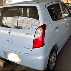 車検付⭐︎アルトエコ水色【TV／カーナビ／タコメーター付き】内装もブルーデザインがかわいい！の画像