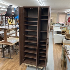 ジモティー限定価格！S160 ⭐ 株式会社サン シューズボックス 下駄箱 マルチキャビネット 約30足収納可 幅79cm USED 綺麗の画像