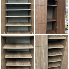 ジモティー限定価格！S160 ⭐ 株式会社サン シューズボックス 下駄箱 マルチキャビネット 約30足収納可 幅79cm USED 綺麗の画像