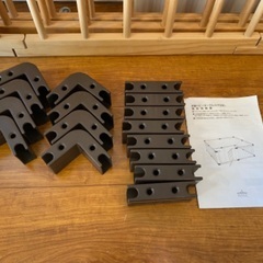 木製ベビーサークルの画像