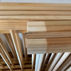 木製ベビーサークルの画像