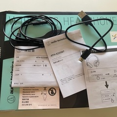 [一回のみ使用]　Audio-technica ATH-S220BT ワイヤレスヘッドホンの画像