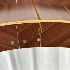 猫用ランニングホイール（木目×グレー絨毯／TEMU購入品）の画像