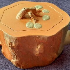 🍵かなり細工にこだわりの有る急須 工芸品 松竹梅の画像