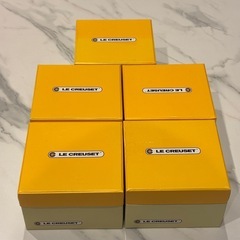 未使用 5個セット Le Creuset (ル・クルーゼ) ハート型 ココット ミニラムカン ダムールの画像