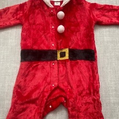 クリスマス ロンパース ベビー サンタクロース レッド 80cm ベビーザらス 衣装 コスプレ 子供の画像